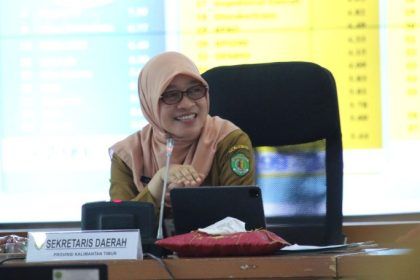 Sekretaris Daerah Provinsi Kaltim Sri Wahyuni