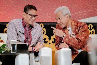 sandiaga uno dan ganjar pranowo
