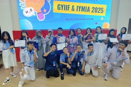 Pelajar Kalteng mendapatkan Medali Emas dan Perak di Ajang Global Youth Invention and Innovation Fair (GYIIF) 2025 di Kampus IPB Bogor (Istimewa)