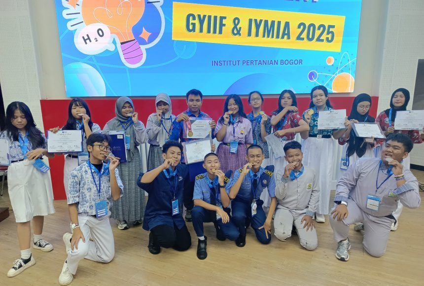 Pelajar Kalteng mendapatkan Medali Emas dan Perak di Ajang Global Youth Invention and Innovation Fair (GYIIF) 2025 di Kampus IPB Bogor (Istimewa)